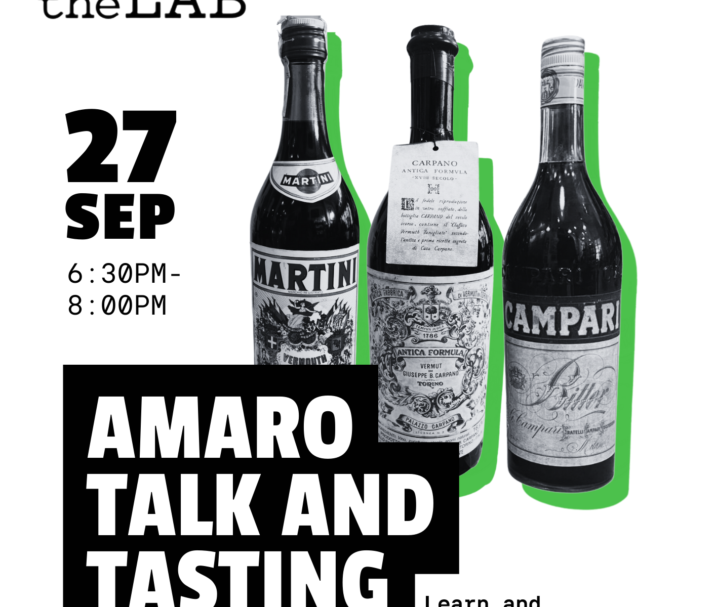 Amaro tasting event