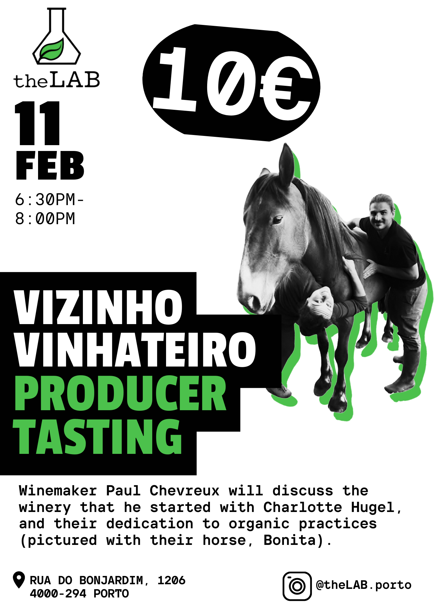11 February | Vizinho Vinhateiro Producer Talk & Tasting flyer