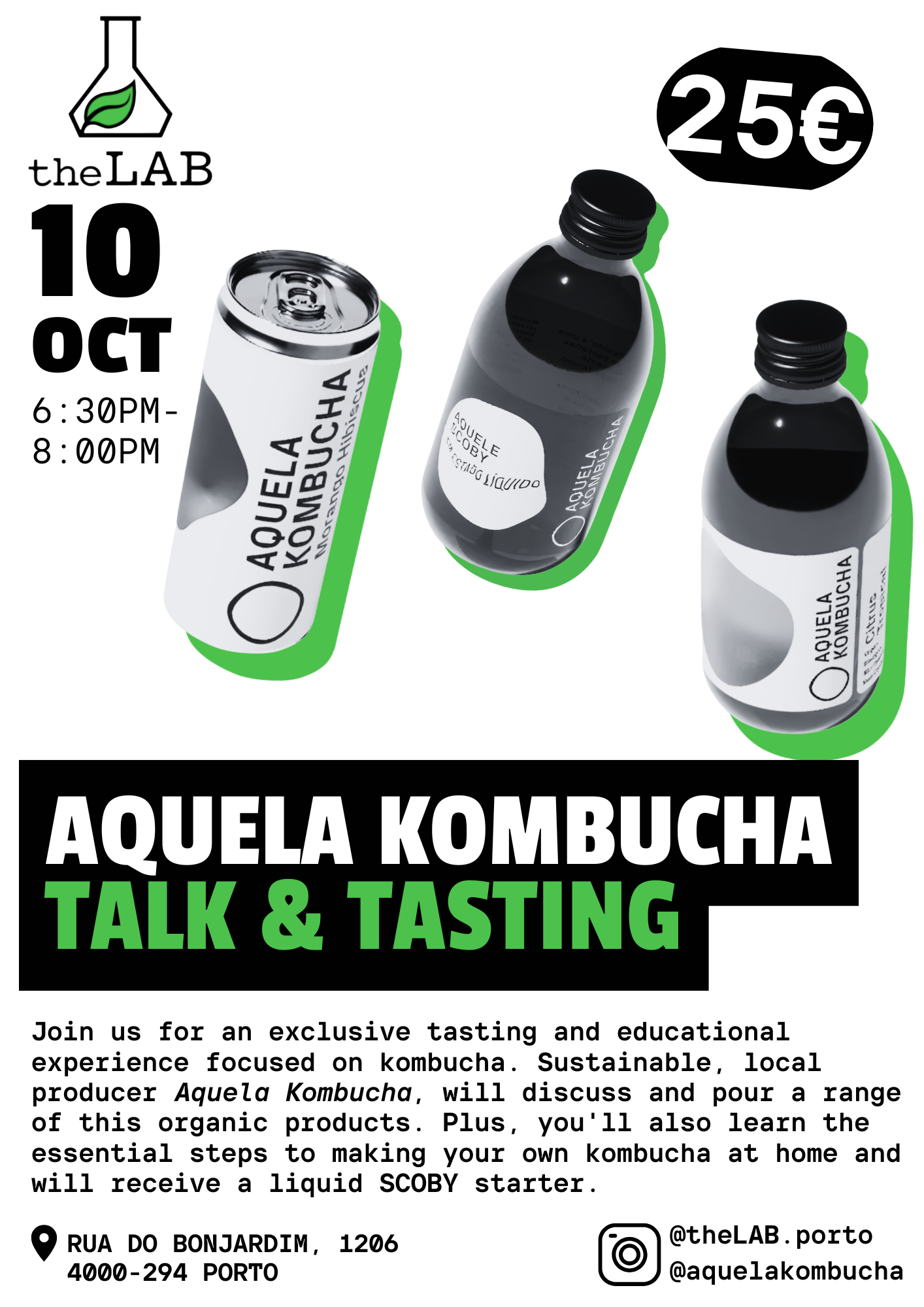 10 October | Aquela Kombucha Talk & Tasting