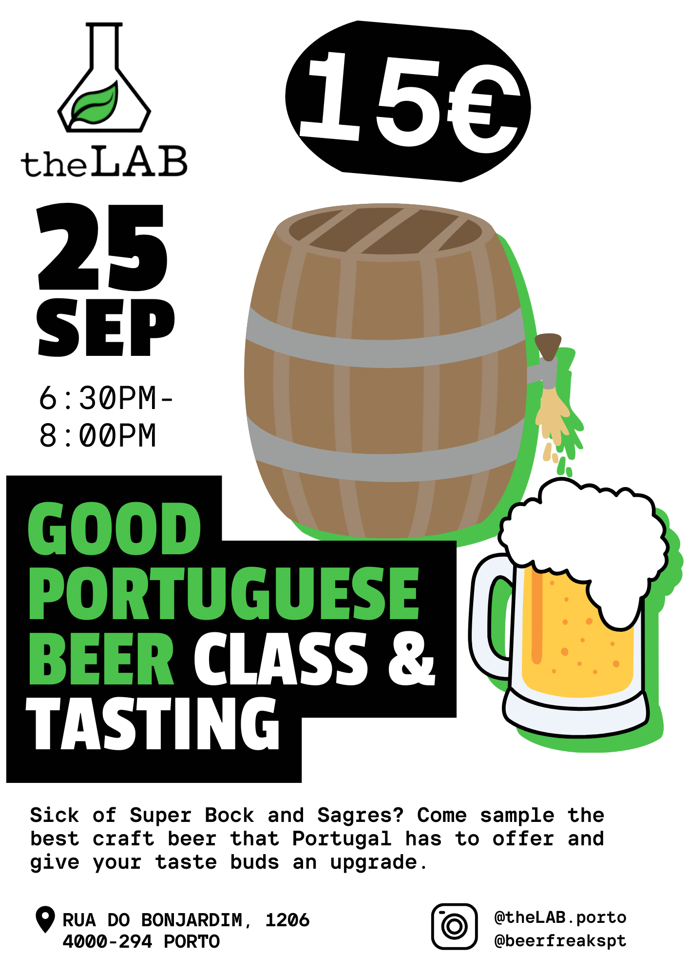 25 September | Good Portuguese Beer Class & Tasting