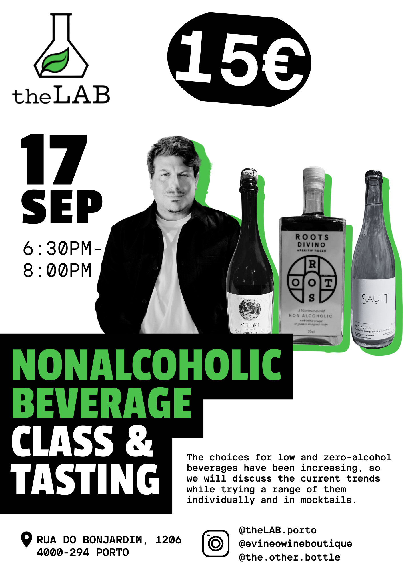 17 September | Nonalcoholic Beverage Class & Tasting